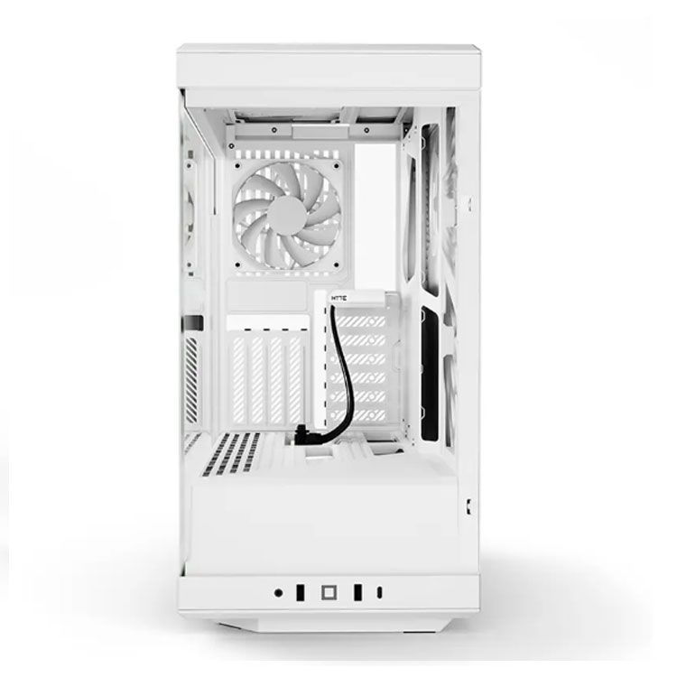 Thùng máy Case Hyte Y40 Snow White - Kèm sẵn cáp Riser PCIe 4.0 (CS-HYTE-Y40-WW)