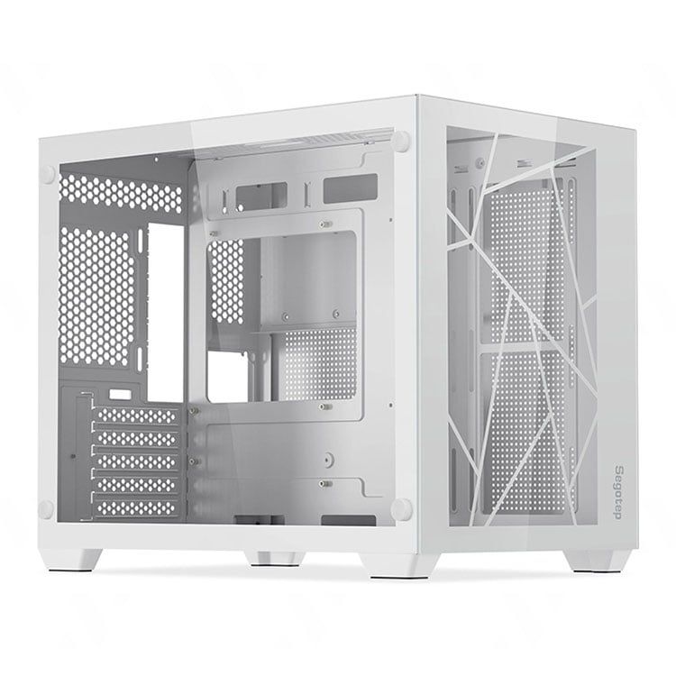 Thùng máy Case Segotep Lumi II | M-ATX, ITX, Đen / Trắng