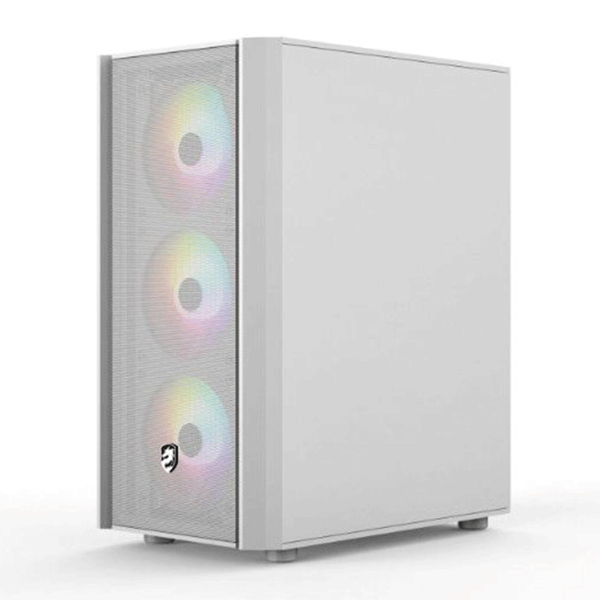 Thùng máy Case Vitra Cruise AX3 - Trắng | M-ATX, kèm sẵn 4 fan RGB