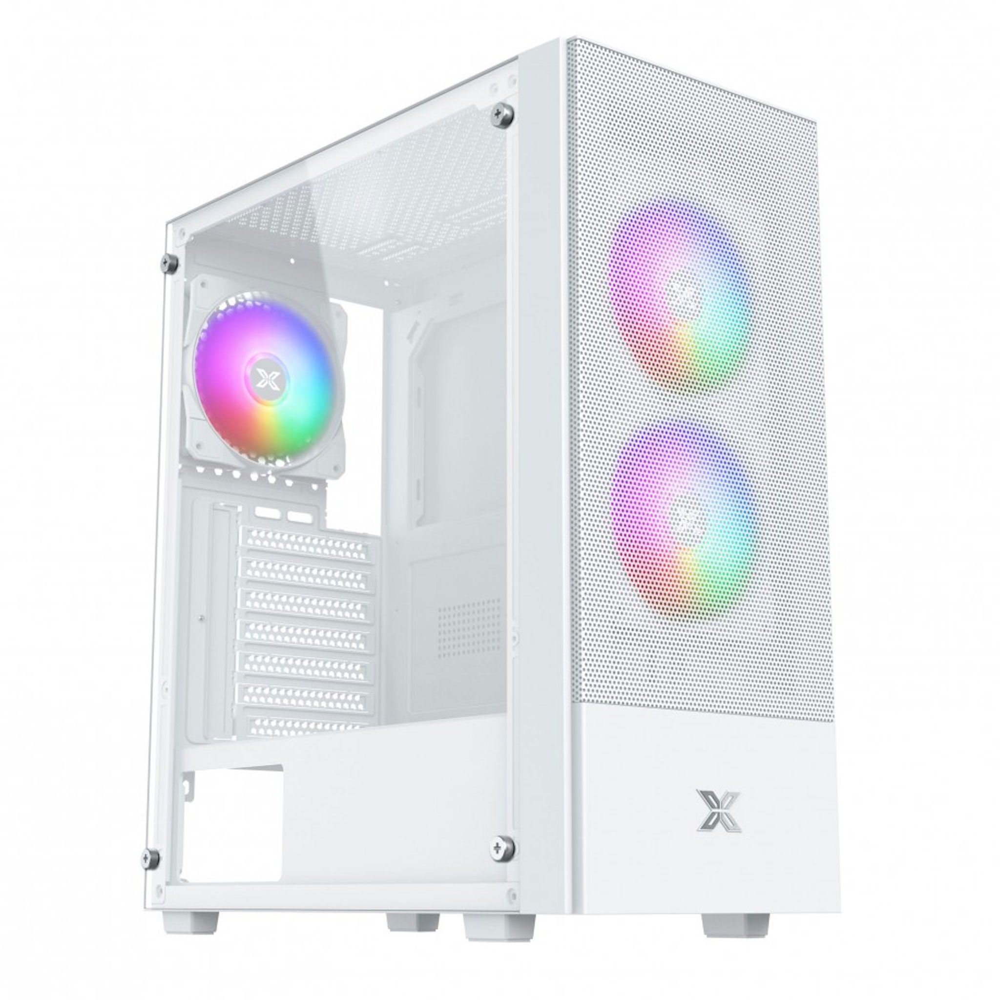 Thùng máy Case Xigmatek Hero II Air Artic 3F - Trắng | Kèm 3 fan RGB