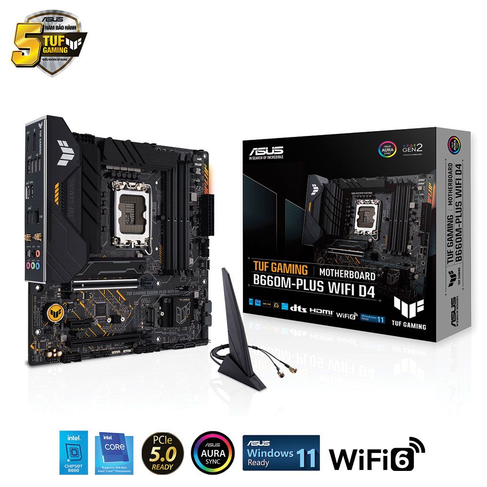 Mainboard Asus TUF Gaming B660M Plus Wifi D4