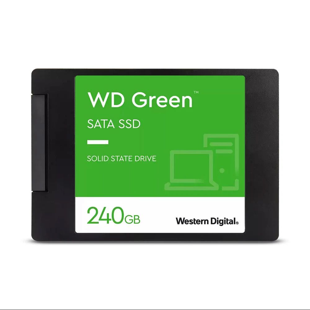 Ổ Cứng SSD 240G Western Green | Sata III, 2.5 inch, WDS240G3G0A