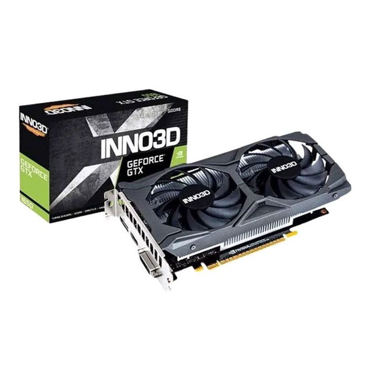 VGA INNO3D GTX 1650 4GB GDDR6 Twin X2 OC V2 (N16502-04D6X-1720VA30)