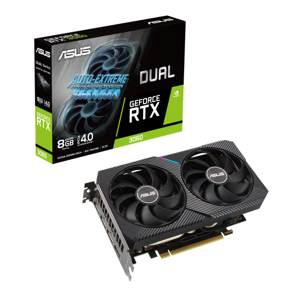 Card màn hình Asus RTX 3060 8G DUAL Fan (DUAL-RTX3060-8G)