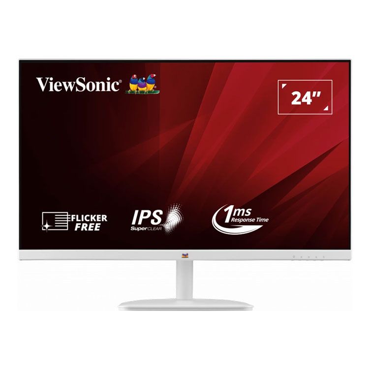 Màn hình Gaming Viewsonic VA2432-H-W | 24 inch, Full HD, IPS, 100Hz, 1ms, phẳng, trắng