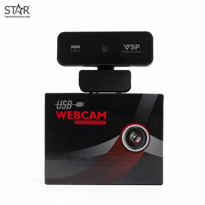 Webcam AI HD-2K | Full HD, 1080P, Có Mic