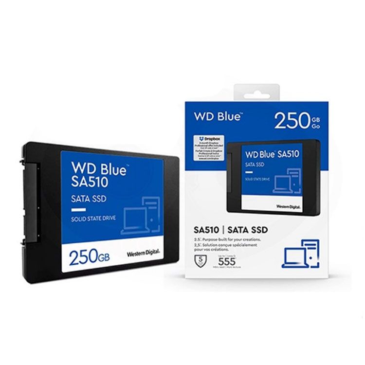 Ổ cứng SSD 250G Western Blue (SA510) 2.5 inch Sata 3 (WDS250G3B0A)