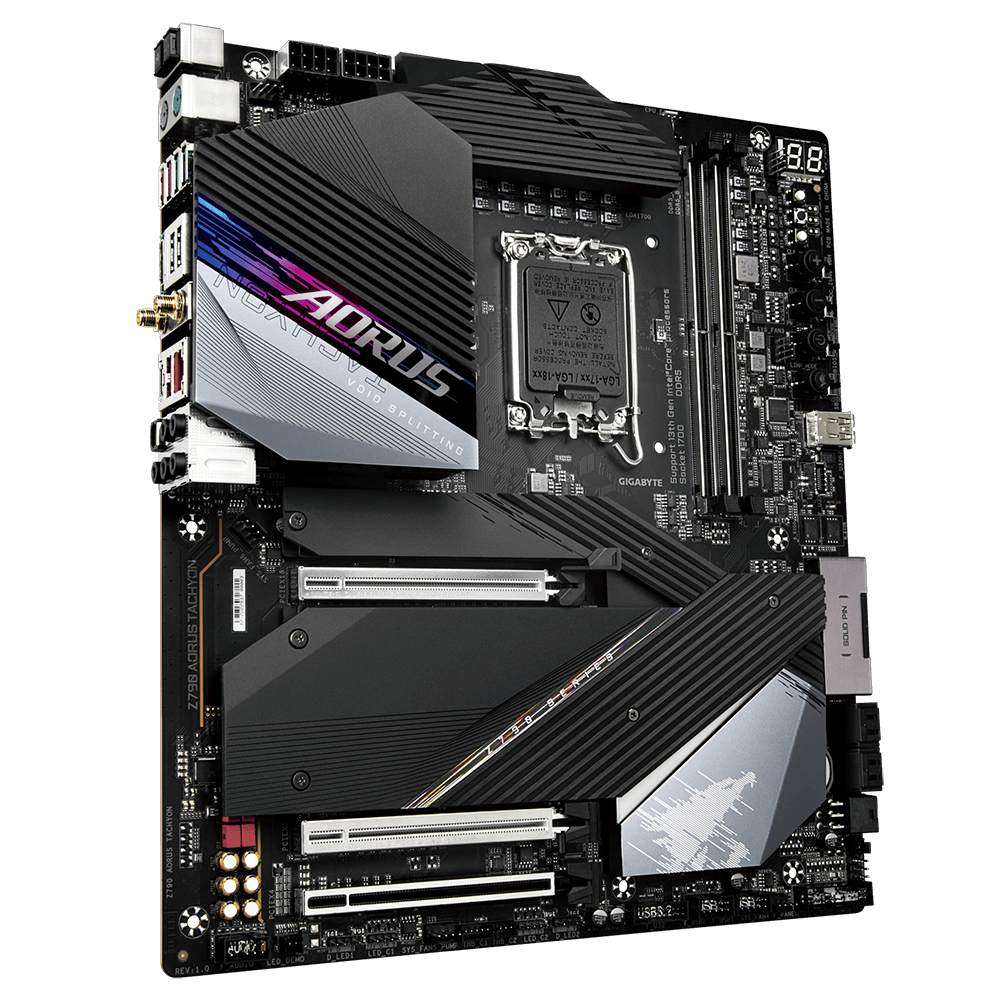 Mainboard Gigabyte Z790 Aorus Tachyon (rev. 1.0) | Intel Z790, Socket 1700, E-ATX, 2 khe DDR5