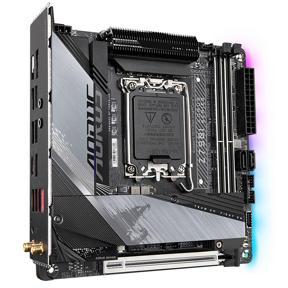 Mainboard Gigabyte Z790I Aorus Ultra (rev. 1.0) | Intel Z790, Socket 1700, Mini-ITX, 2 khe DDR5