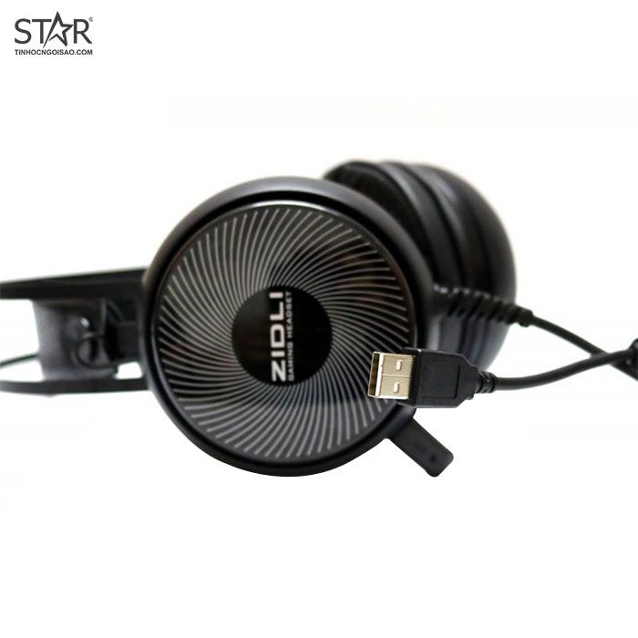 Tai Nghe Zidli ZH12S 7.1 Surround Gaming Led RGB (Đen)