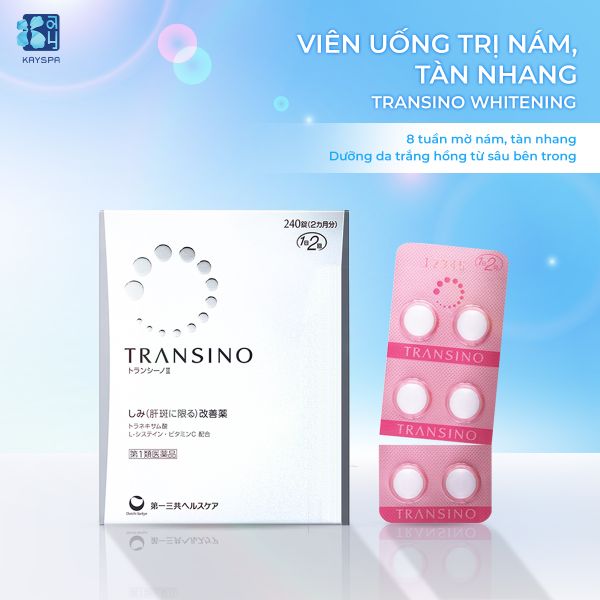 Viên Uống Trị Nám, Tàn Nhang Transino Whitening 240 viên