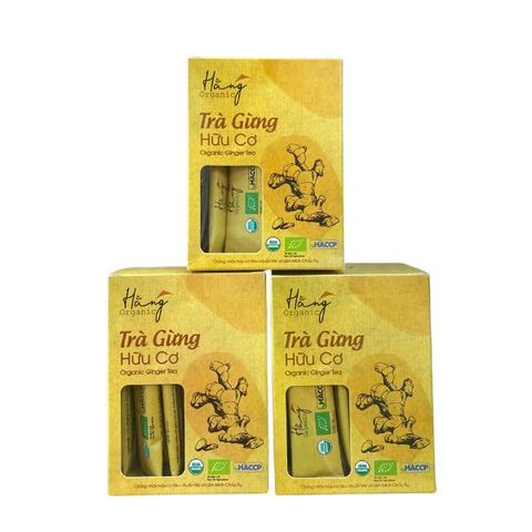 Trà gừng hữu cơ 20 gói x 5g