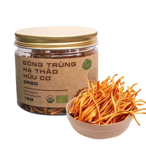 Đông trùng hạ thảo khô hữu cơ 15g