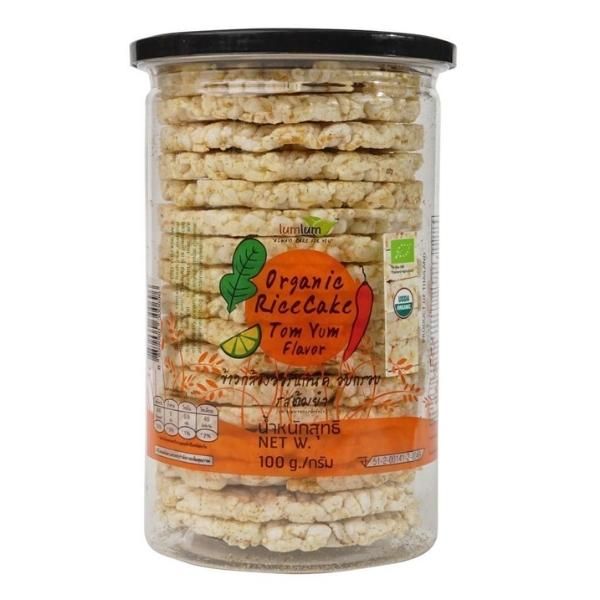 Bánh gạo lứt Jasmine hữu cơ 100g Lumlum - 100g