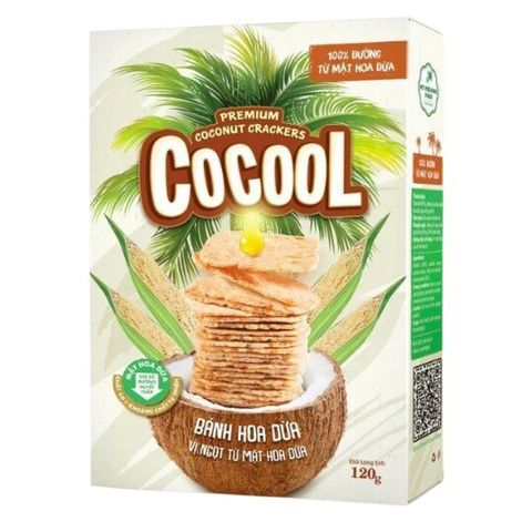 Bánh hoa dừa Cocool 120gr
