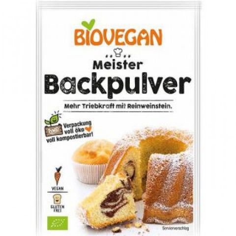 Bột nở hữu cơ Meister Backpulver Biovegan - 17g
