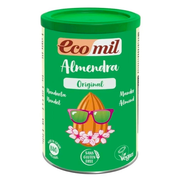 Bột hạnh nhân nguyên chất hữu cơ Ecomil 400g