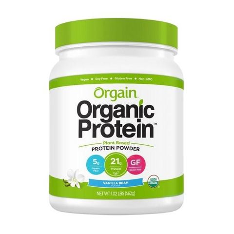 Bột protein hữu cơ không đường Orgain hương vani hũ 462gr