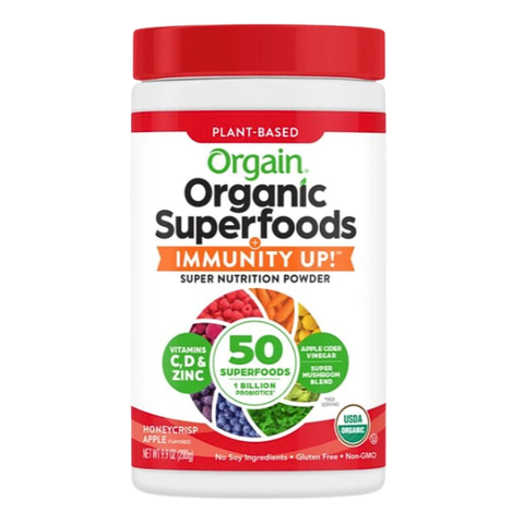 Bột superfoods hữu cơ táo mật ong Orgain 280gr