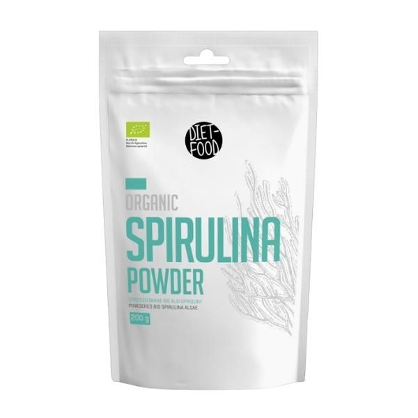 Bột tảo xoắn spirulina hữu cơ Diet Food 200g