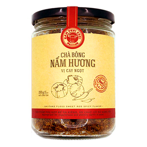 Chà bông nấm hương vị cay ngọt 100g