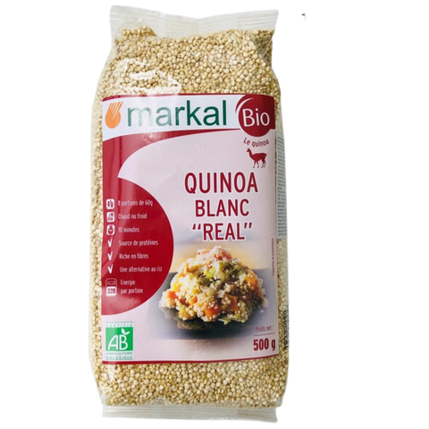 Diêm mạch quinoa trắng hữu cơ markal 500g