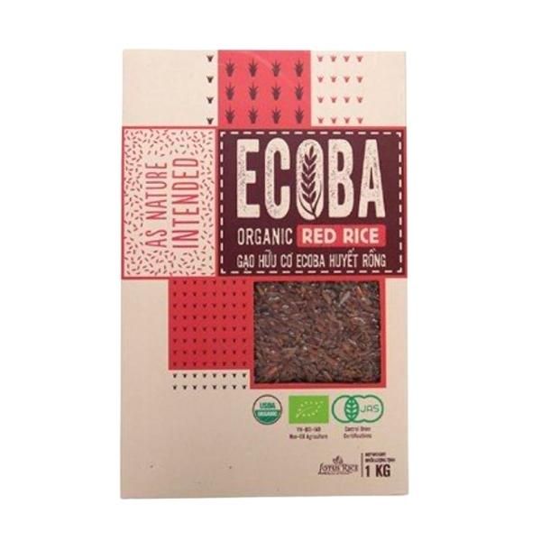 Gạo lứt đỏ hữu cơ ecoba (org red rice)