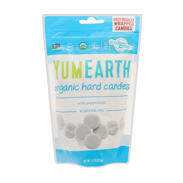 Kẹo viên hữu cơ vị trái cây bổ sung vitamin C Yumearth 93.6G
