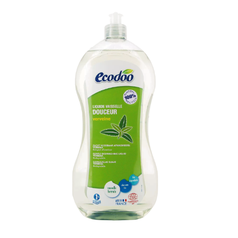 Nước rửa chén hữu cơ lô hội cỏ roi ngựa ecodoo - 1l