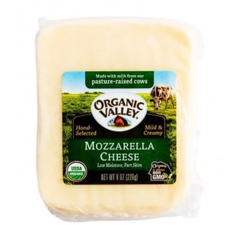 Phô mai mozzarella hữu cơ organic valley 226g