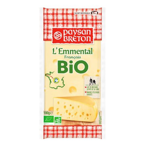 Phô mai emmental hữu cơ 180g