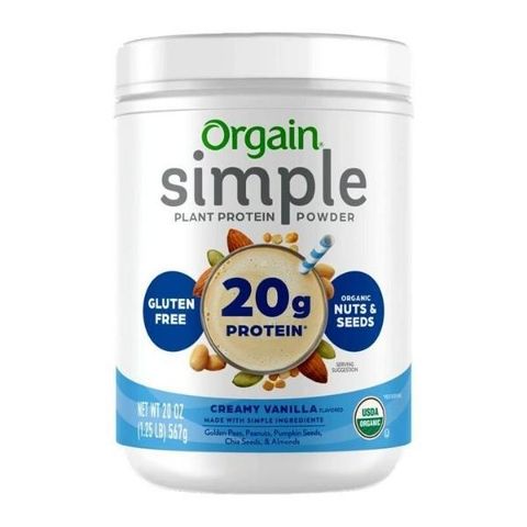 Protein thực vật hữu cơ hương vani simple 567g