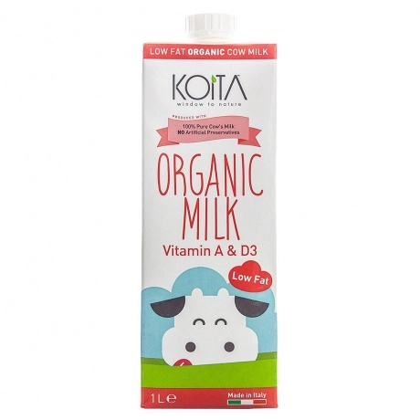Sữa bò ít béo hữu cơ koita 1l