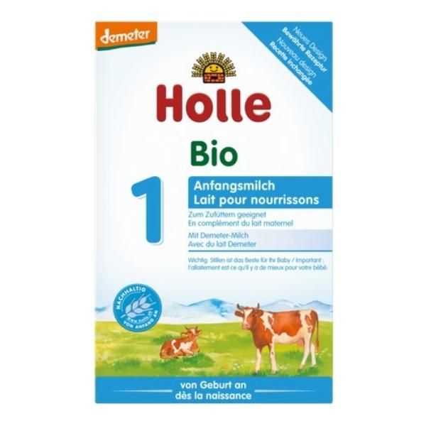 Sữa bò công thức hữu cơ holle bước 1 hộp 400g