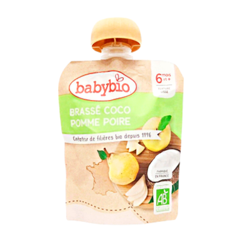 Sữa chua dừa hữu cơ cho bé vị trái cây babybio