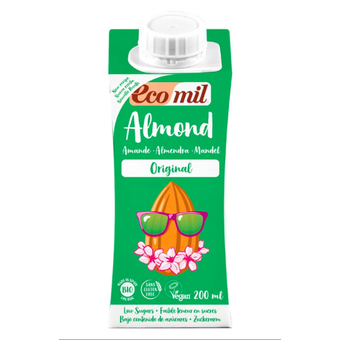 Sữa hạnh nhân nguyên chất ecomil 200ml