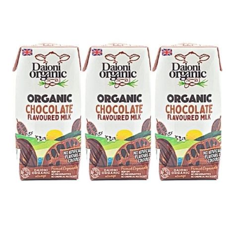 Sữa tươi vị chocolate daioni 200ml - lốc 3 hộp