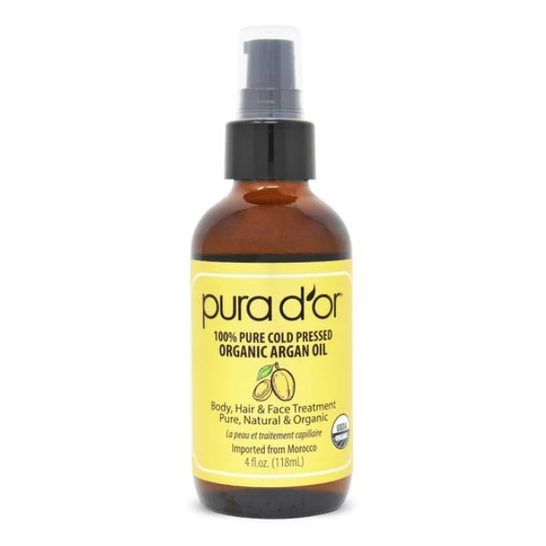 Dầu Argan dưỡng da và tóc PURA D’OR 100% Organic Argan Oil 4 fl oz 118ml