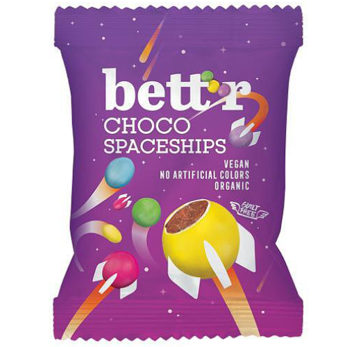 Kẹo chocolate màu sắc hữu cơ bett'r