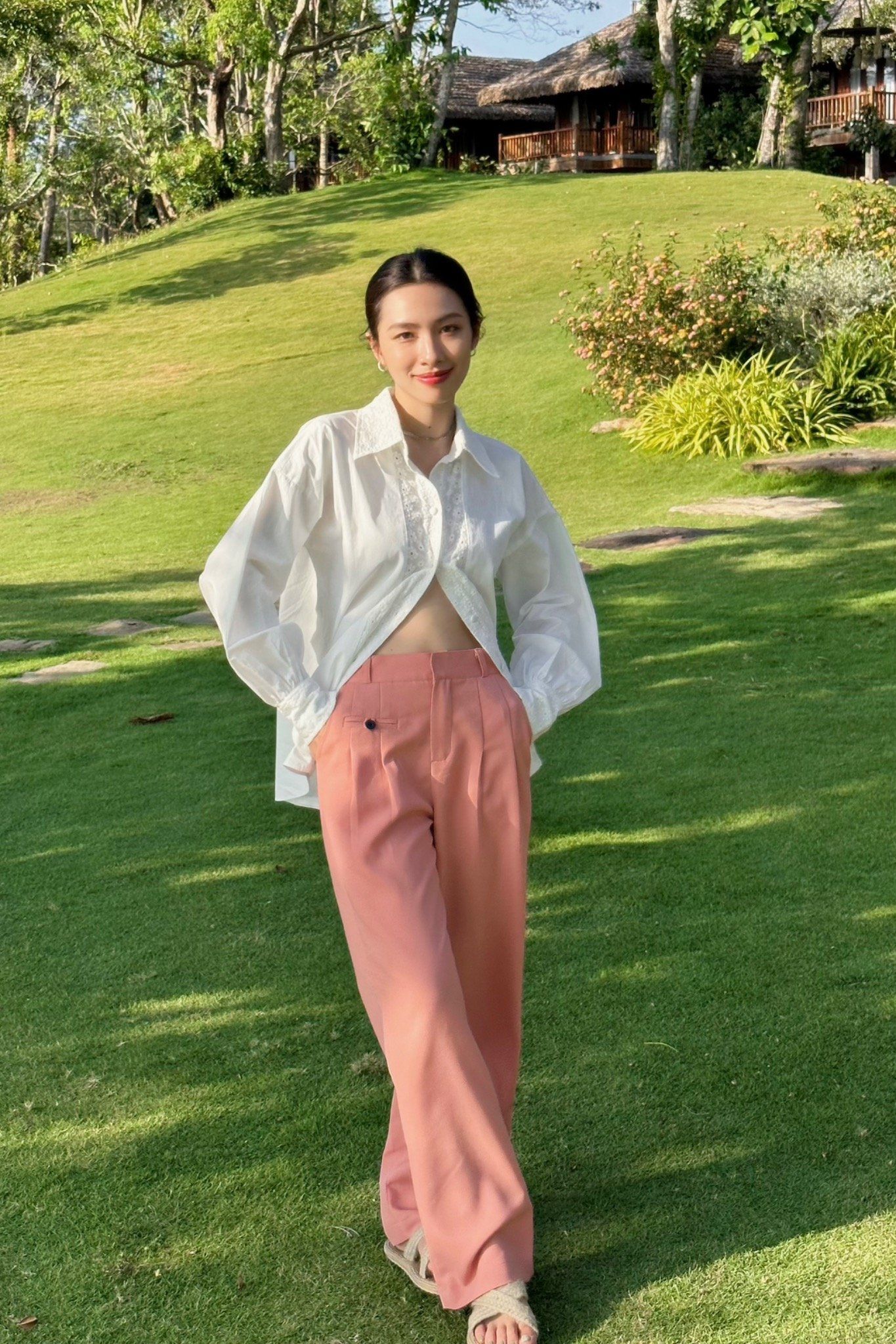 Sweat Pants - Hồng