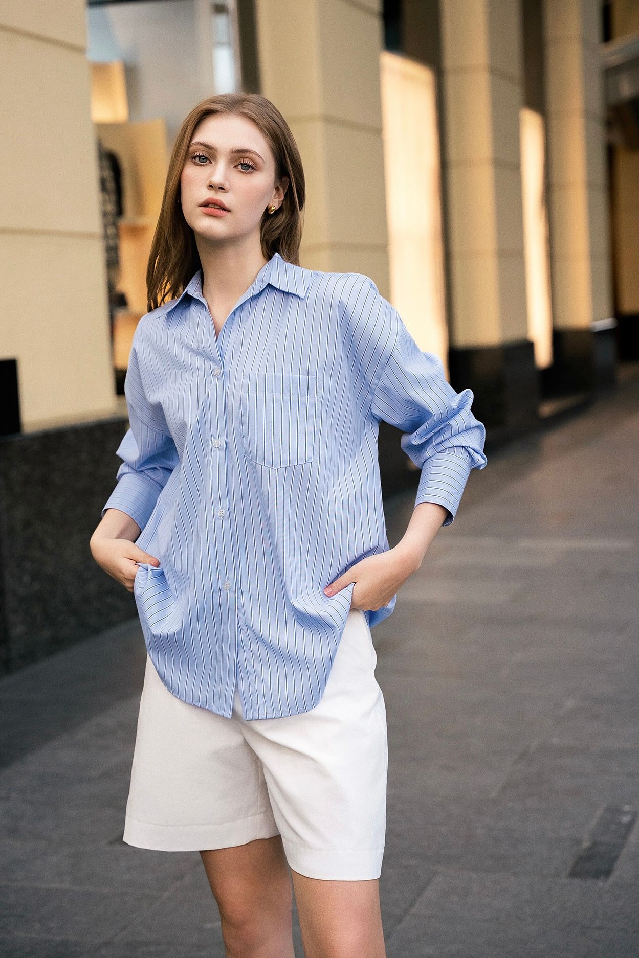 Sum Striped Shirt - Blue