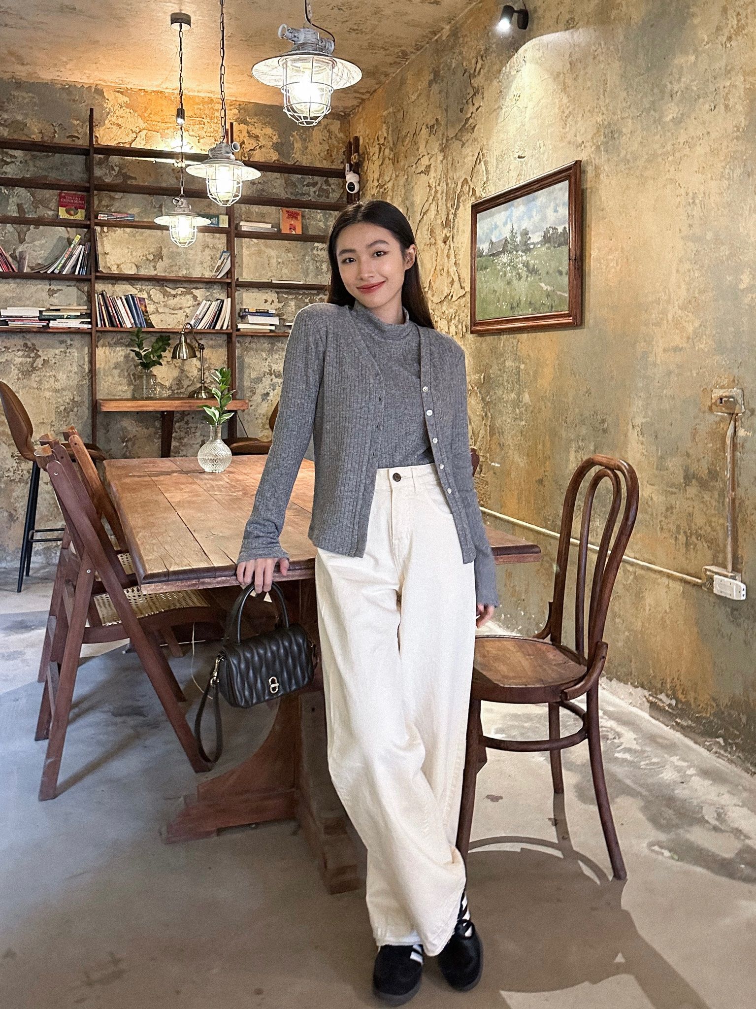 Ivory Wide Jeans