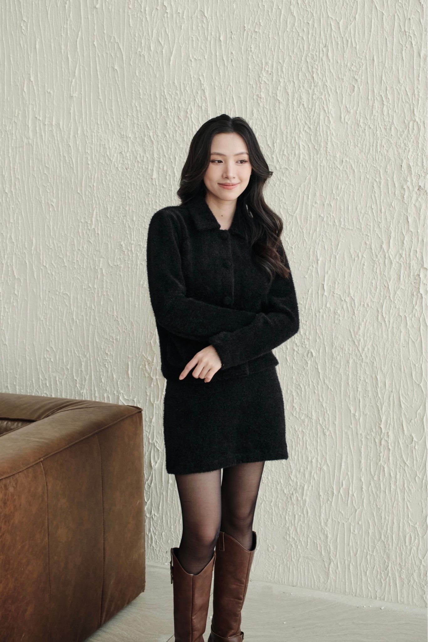 Cozy Skirt - Black