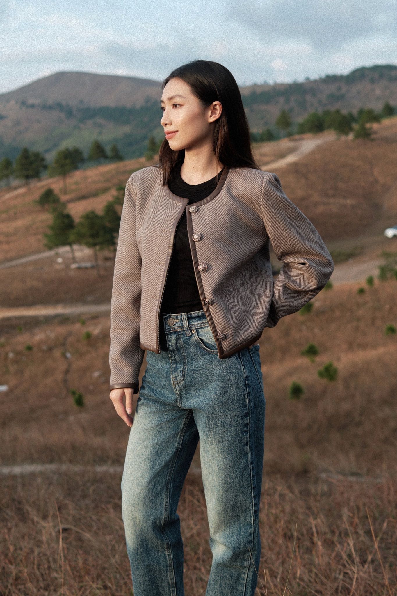 ZL Straight Jeans - Xanh Đậm