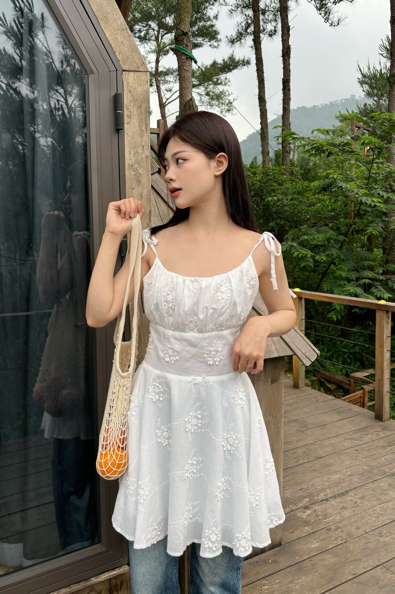 Baby Lily Dress - White
