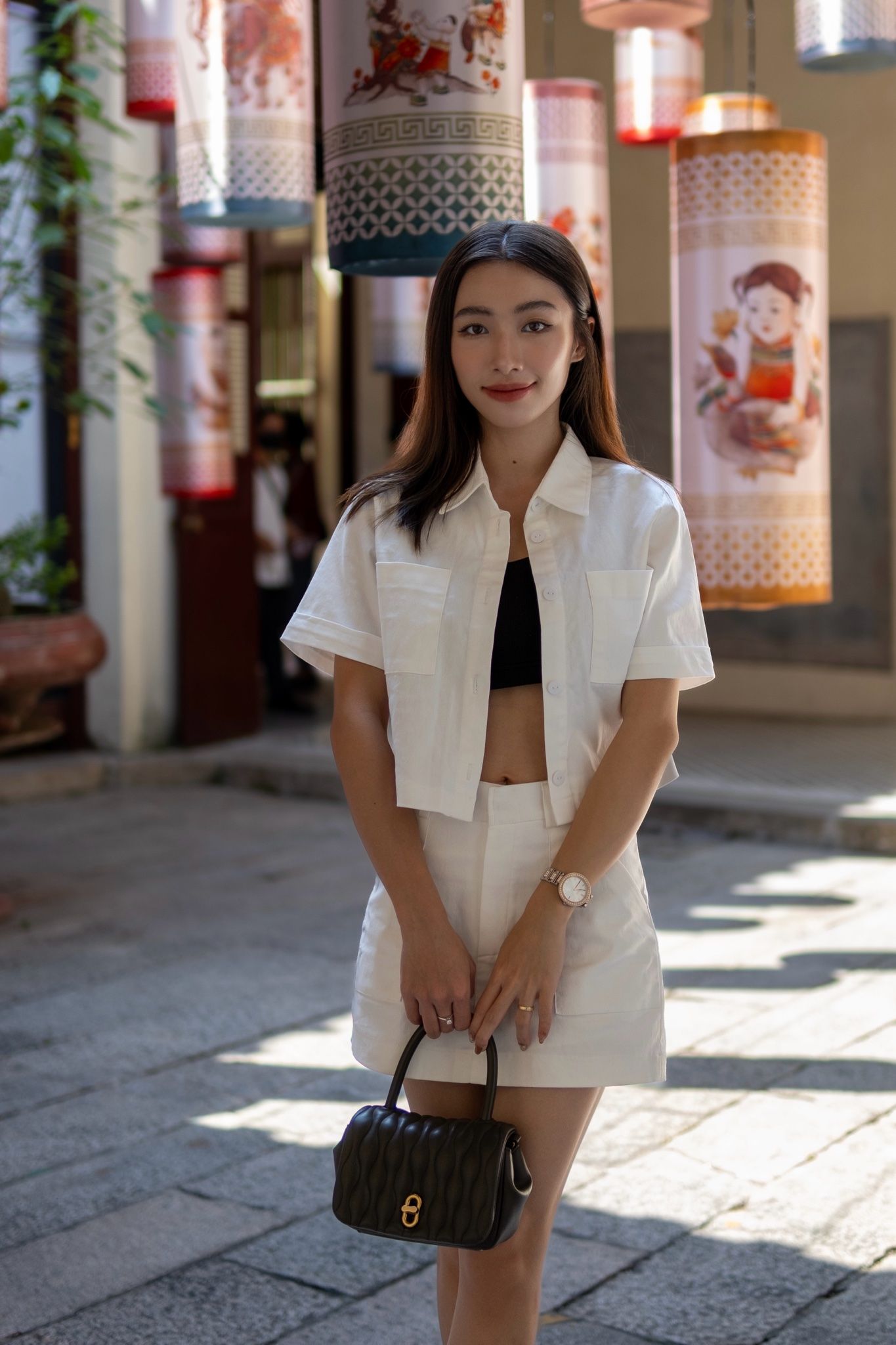 Bella Mini Skirt - White