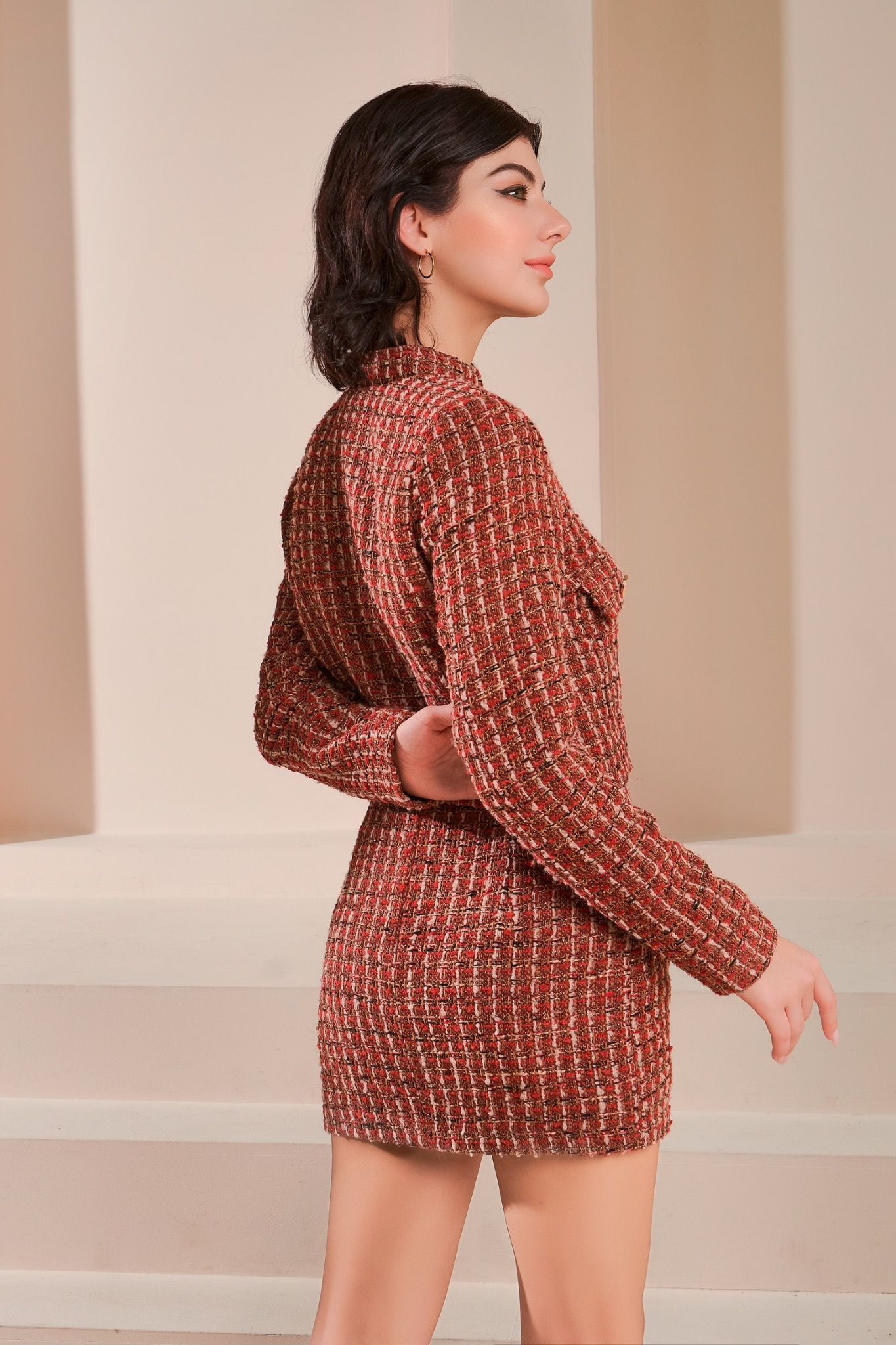 Pocket Kendall Skirt - Đỏ