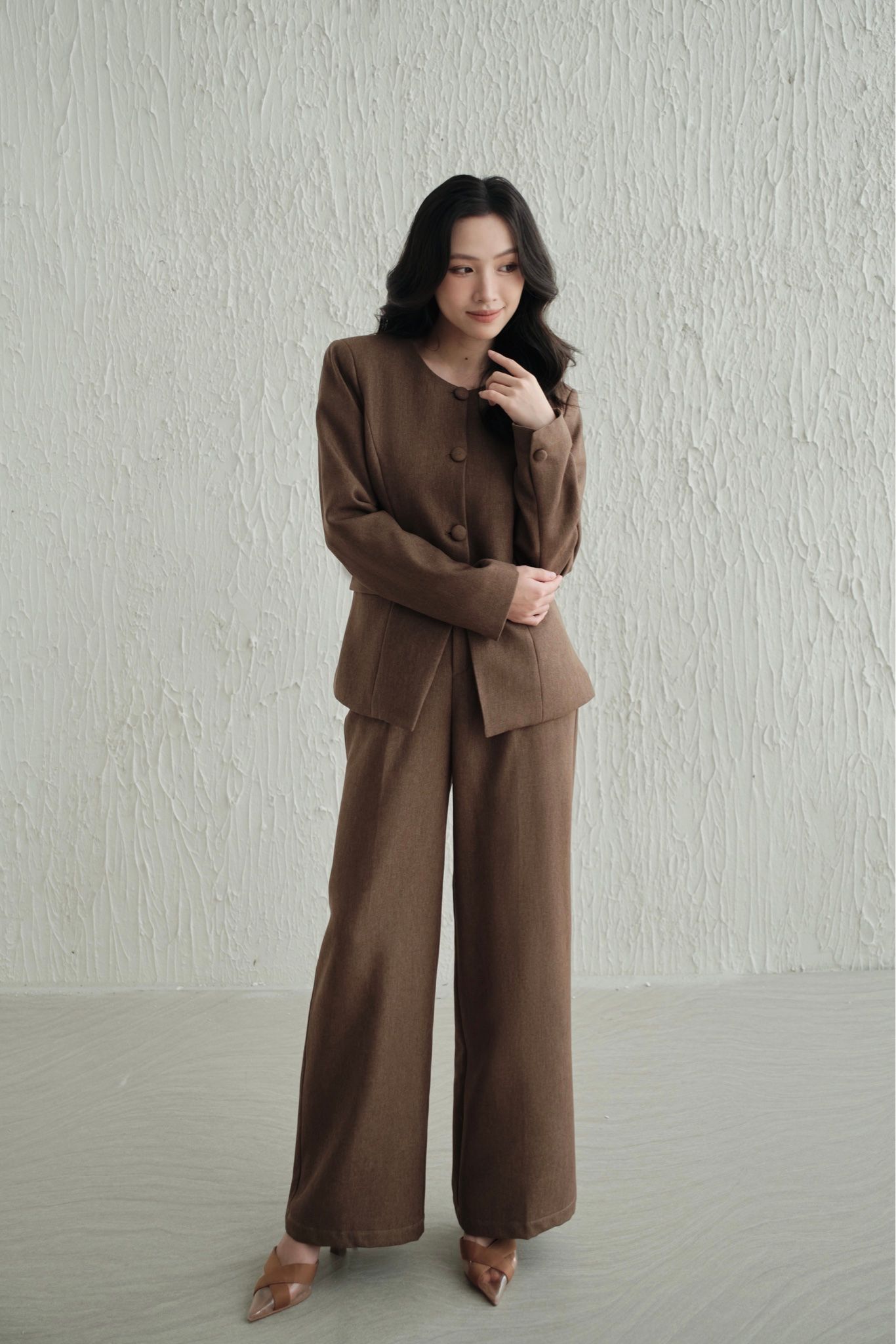 Jiji Blazer - Brown