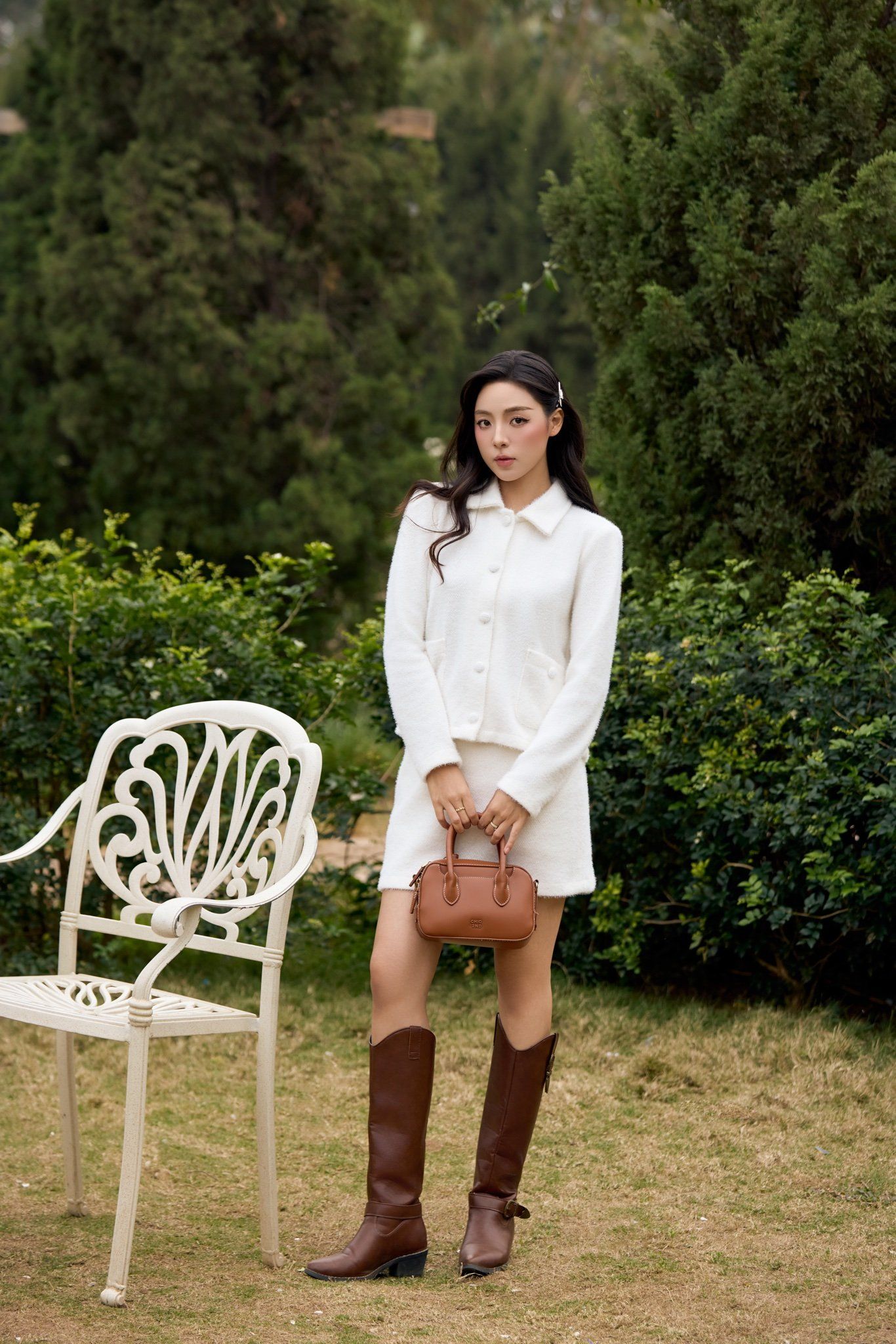 Cozy Skirt - White