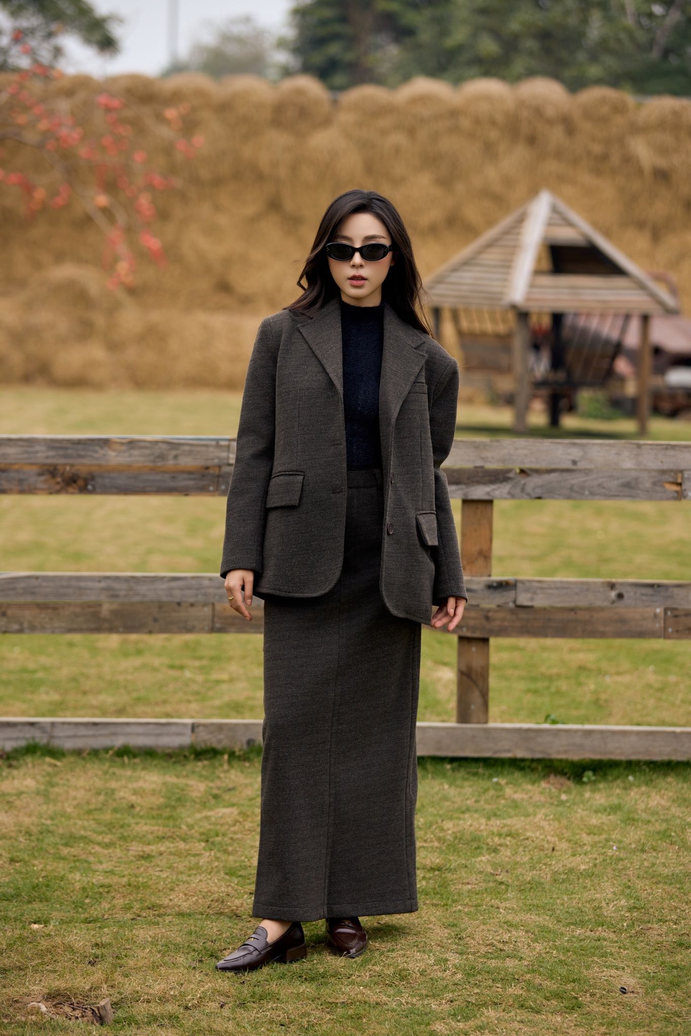 West Blazer - Charcoal